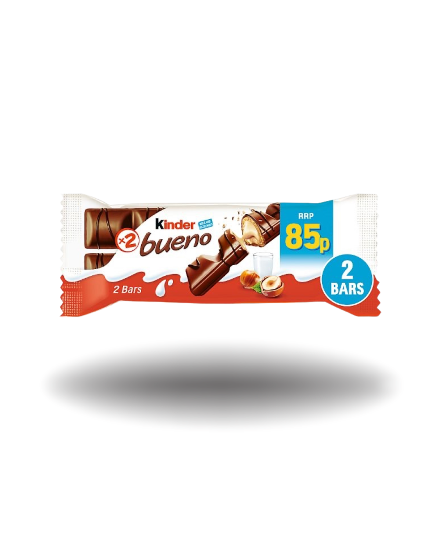 Kinder Bueno Milk and Hazelnuts 2 Pieces 39g