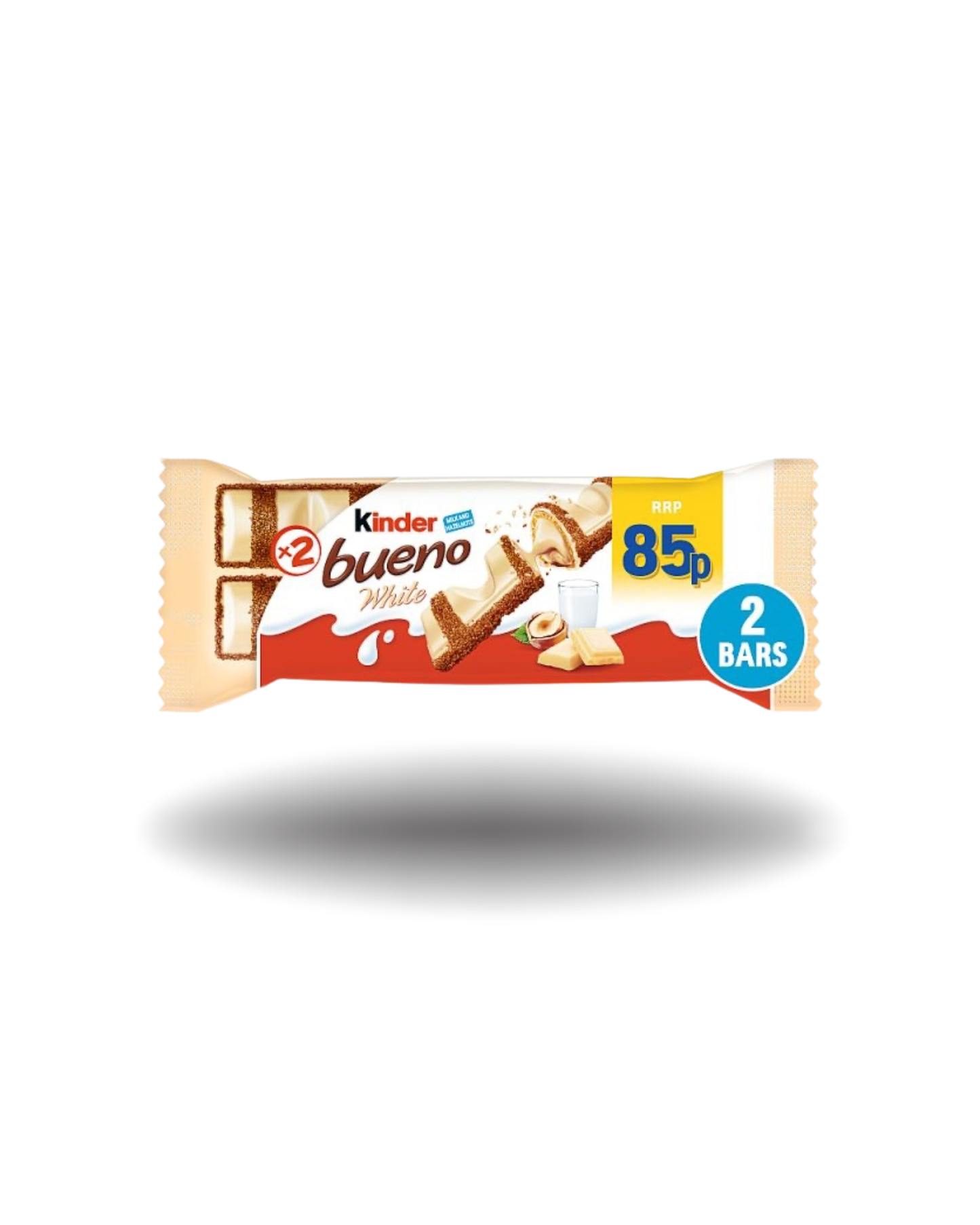 Kinder Bueno White Milk and Hazelnuts 2 Pieces 39g