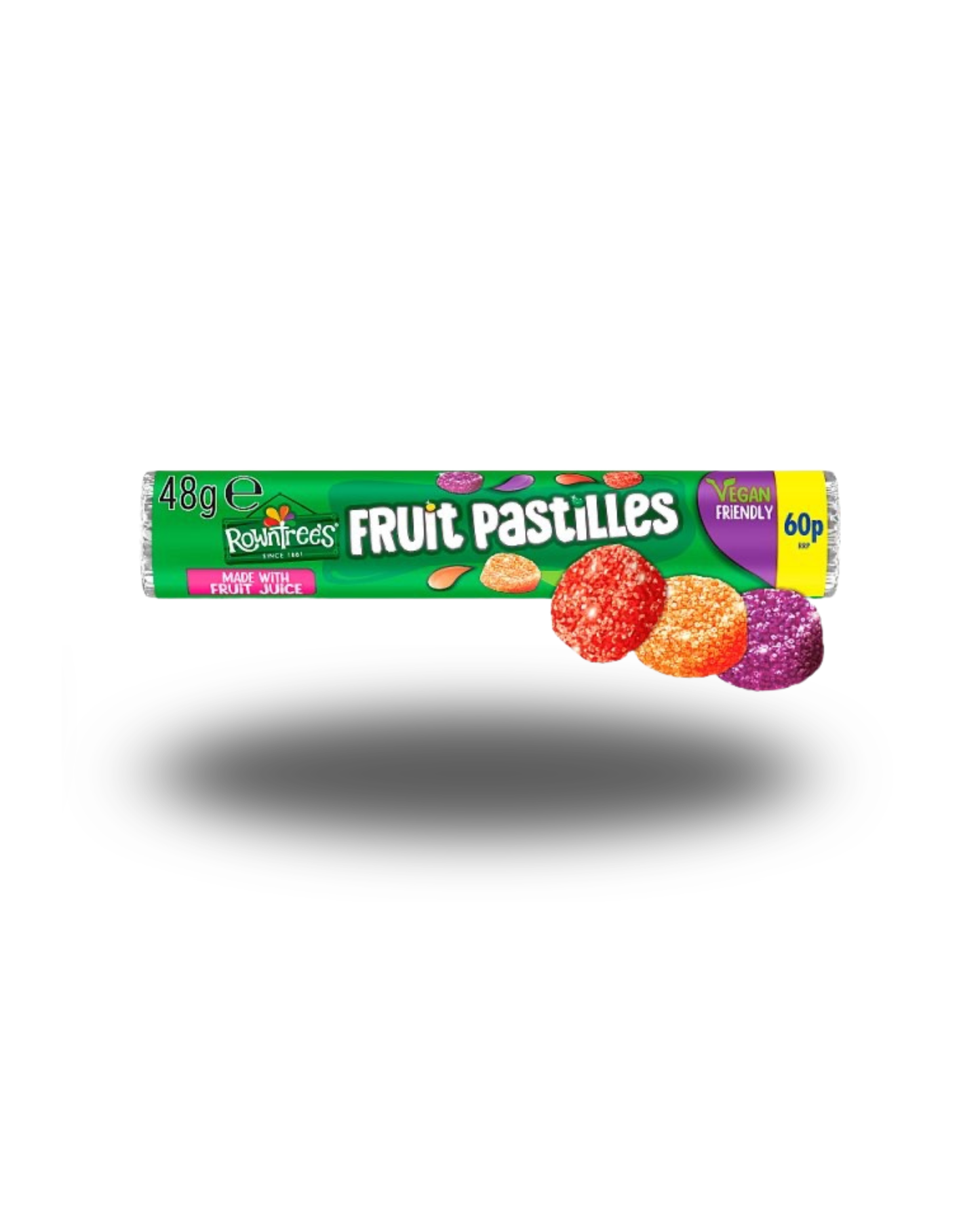 Rowntree's Fruit Pastilles Sweets Tube 48g