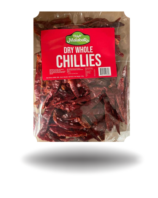 DRY WHOLE CHILLIES 100G