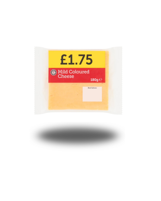 Euro Shopper Mild Coloured Cheese 180g