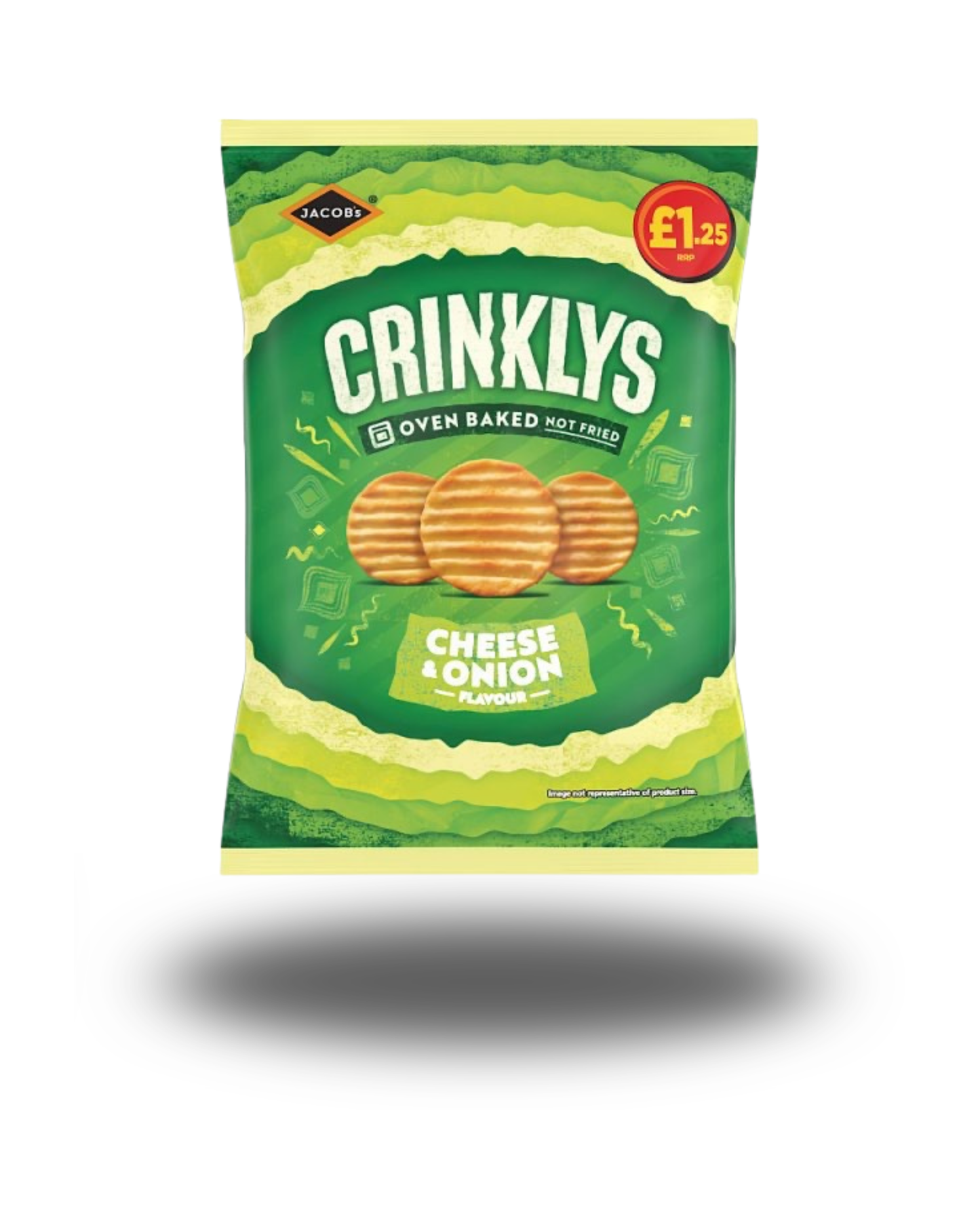 Jacob's Crinklys Cheese & Onion 90g