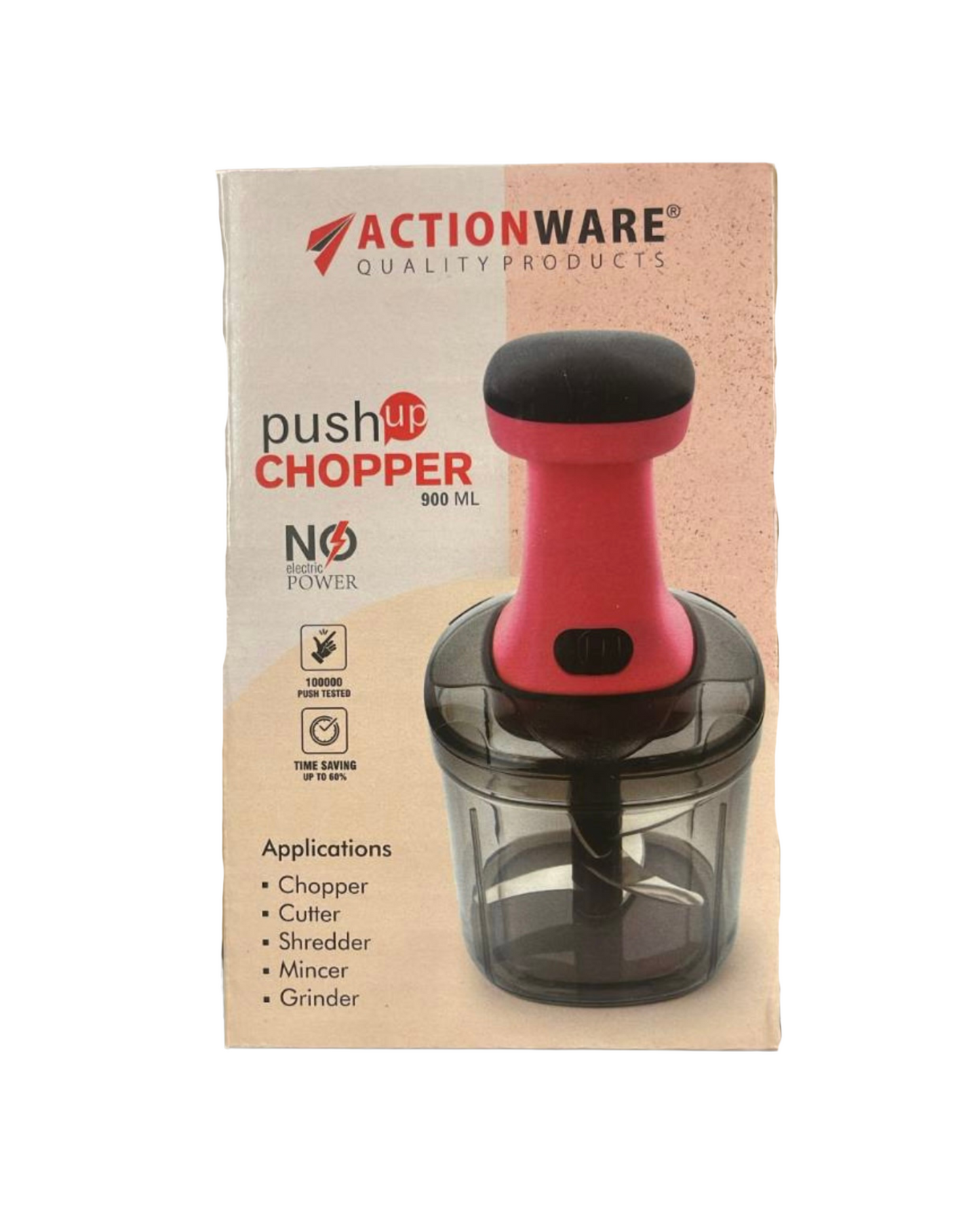 PUSH CHOPPER 900ML
