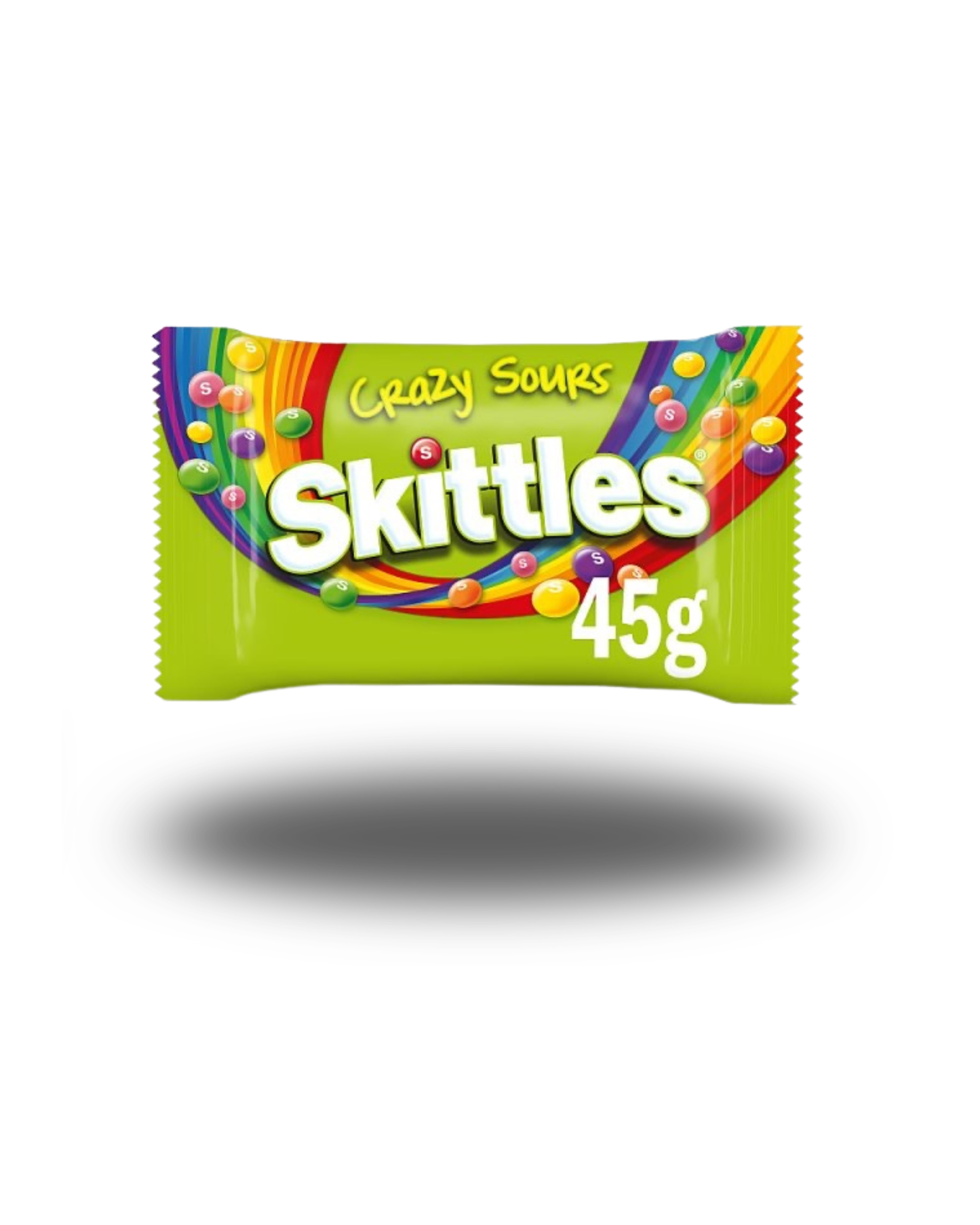 Skittles Chewy Crazy Sour Sweets Fruit Flavoured Bag 45g