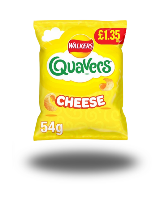 Walkers Quavers Cheese Snacks Crisps 54g