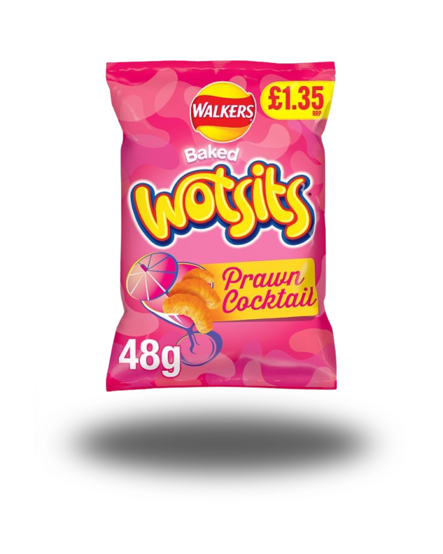 Walkers Wotsits Prawn Cocktail Crisps 48g
